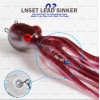 LEURRE JIG OCTOPUS SET VIOLET 200/250/300 GR
