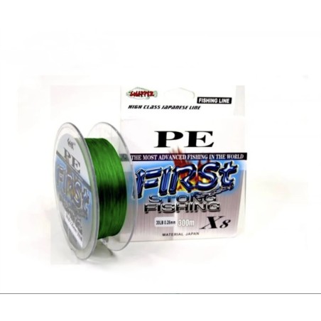 Fil tresse first braid 8X multicolore  300 Mt