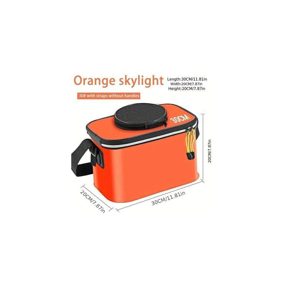 Seau de peche pliable de 35 cm