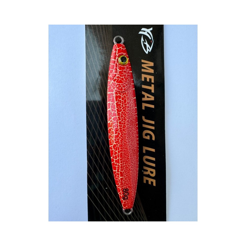 Mini jig slow pitch jamra 40/60/80 gr (جمرة) rouge