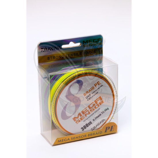 FIL TRESSE MEGA SENSOR 8 BRAID 300 MT