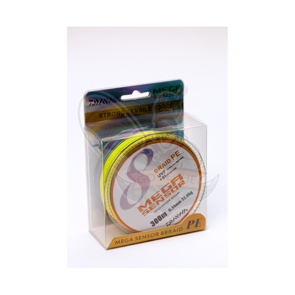 FIL TRESSE MEGA SENSOR 8 BRAID 300 MT