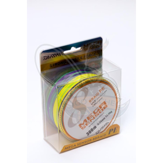 FIL TRESSE MEGA SENSOR 8 BRAID 300 MT
