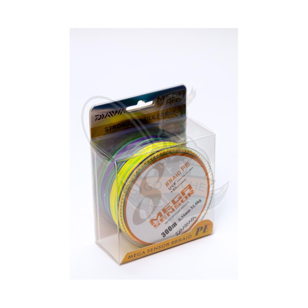 FIL TRESSE MEGA SENSOR 8 BRAID 300 MT