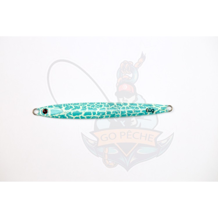 Mini jig jamra fast 60 gr bleue  ( جمرة)