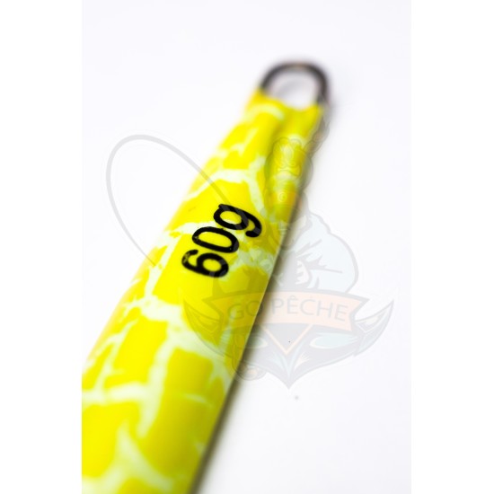 Mini jig jamra fast 60 gr jaune ( جمرة)