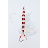 Leurre jigging verticale rouge 200/250 gr
