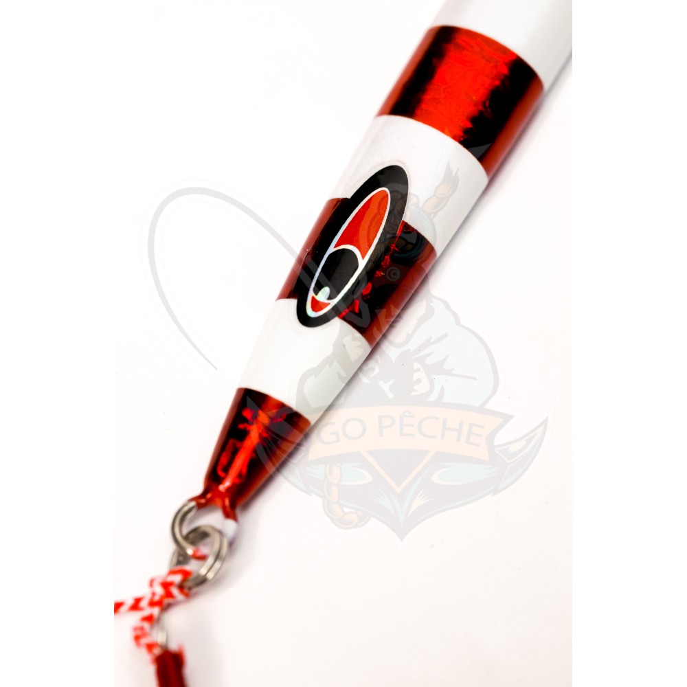 Leurre jigging verticale rouge 200/250 gr