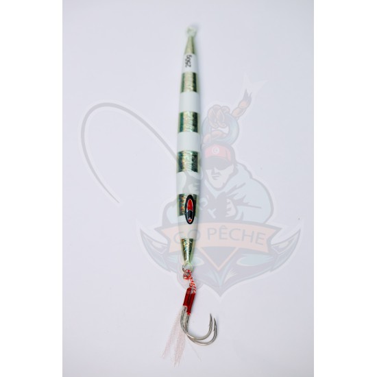 Leurre jigging verticale VERT 200/250 gr