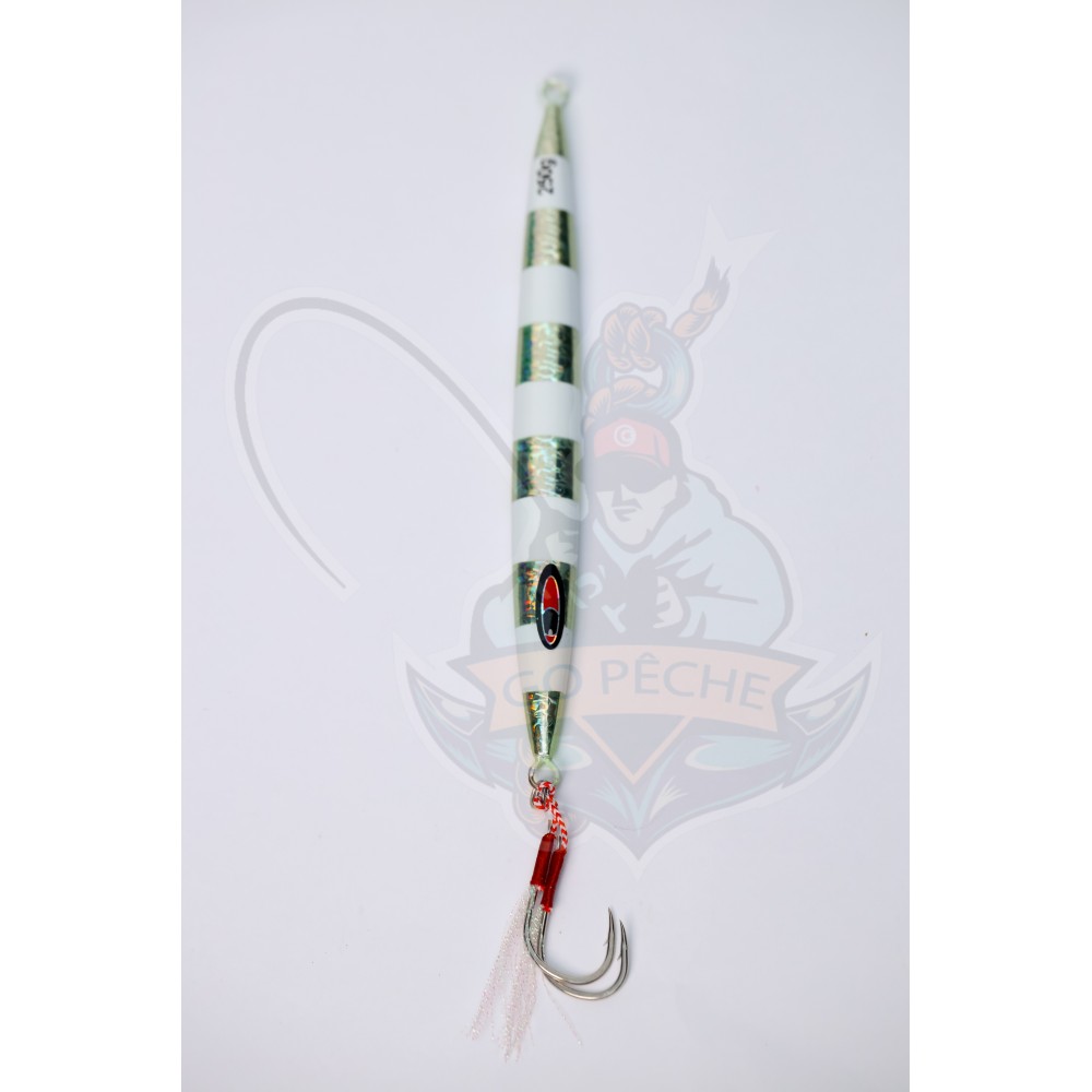 Leurre jigging verticale VERT 200/250 gr