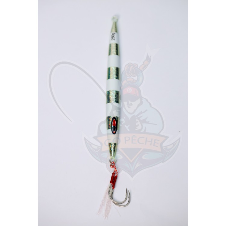 Leurre jigging verticale VERT 200/250 gr