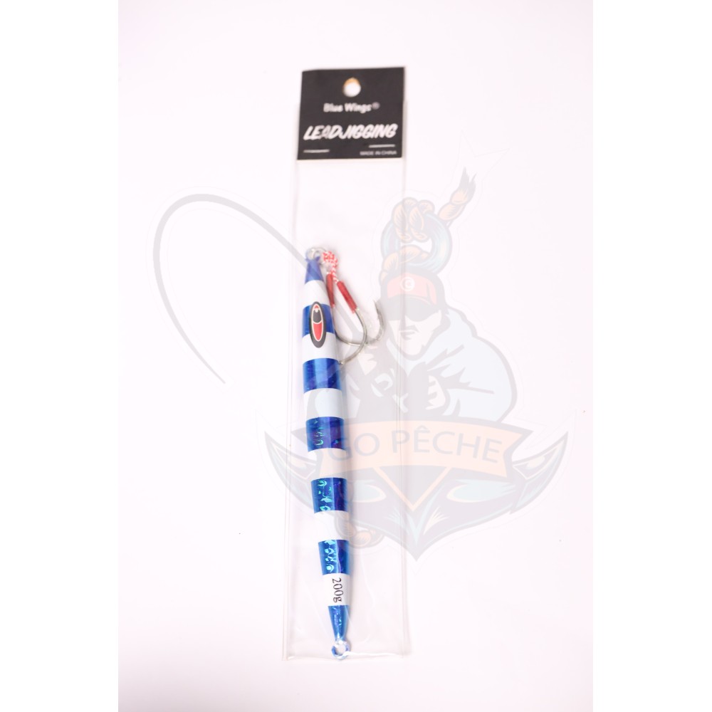 Leurre jigging verticale bleue 200/250 gr