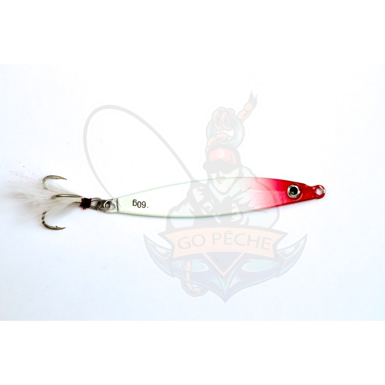 Mini jig tête rouge 60 gr