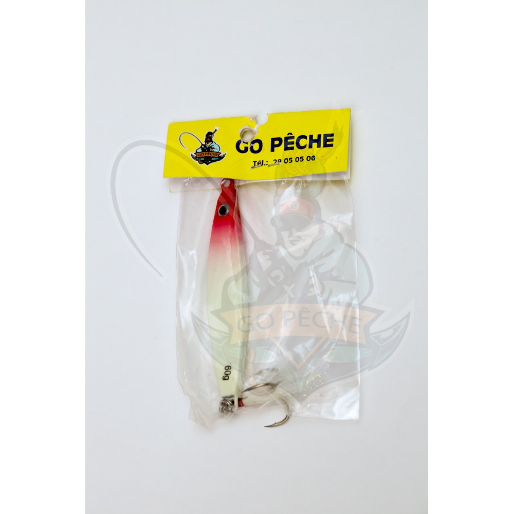 Mini jig tête rouge 60 gr