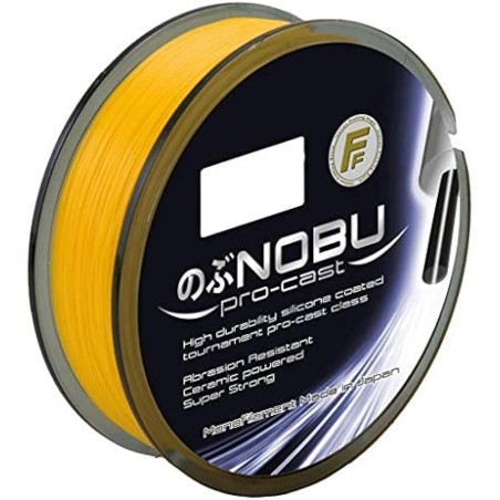 FIL NOBU FISHING FERRARI PRO-CAST EN SILICONE JAUNE 250MT