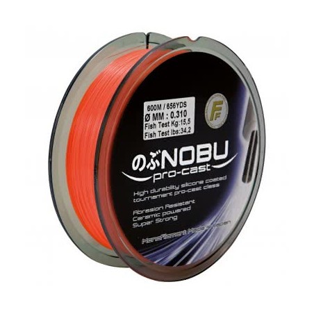 FIL NOBU PRO-CAST FISHING FERRARI ORANGE FLUO 300 MT
