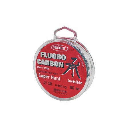 Fil fluorocarbon POWERLINE  HARD-50MT