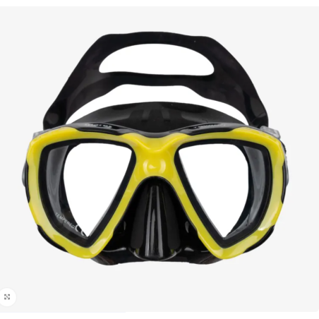 MASQUE MARES TRYGON BLACK YELLOW