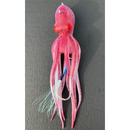 LEURRE JIG OCTOPUS SET ROSE 200/250/300 GR